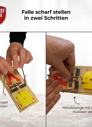 Rattenfalle Classic 1 Stück  bewährte Rattenfalle aus Holz
