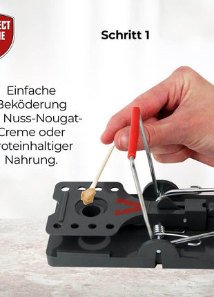 Rattenfallen Click 2 Stück giftlosen Bekämpfung