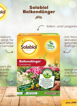 Solabiol Balkondünger Universal 1,5 kg