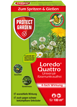 Loredo Quattro Universal-Rasenunkrautfrei von 100m²-400m²