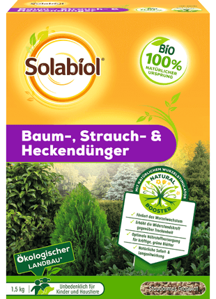 Solabiol Baum-, Strauch & Heckendünger 1,5 kg